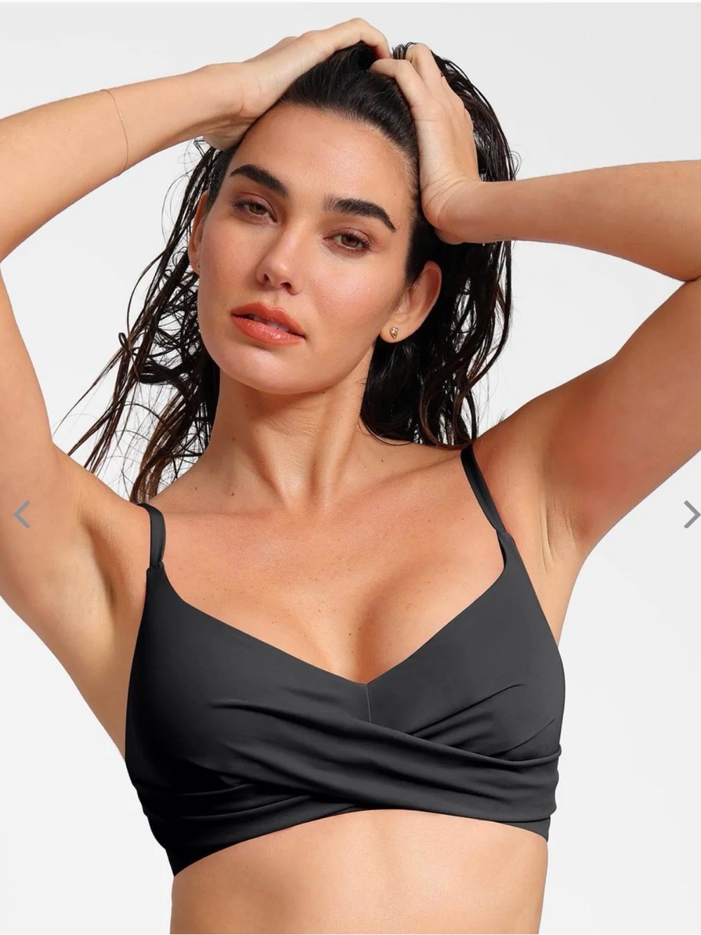 Shapewear Ruched Sculpting Bikini Top